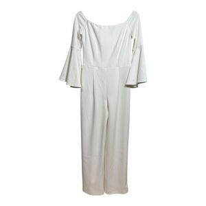 ALEXIA‎ ADMOR OFF SHOULDER RUFFLE SLEEVE JUMPSUIT size 4